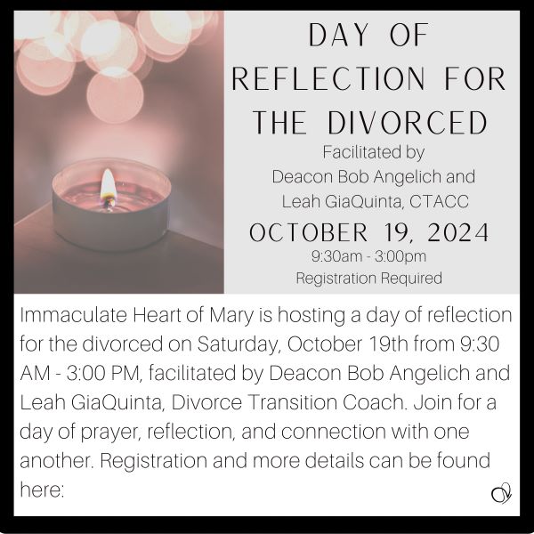 Day of Reflection for the Divorced